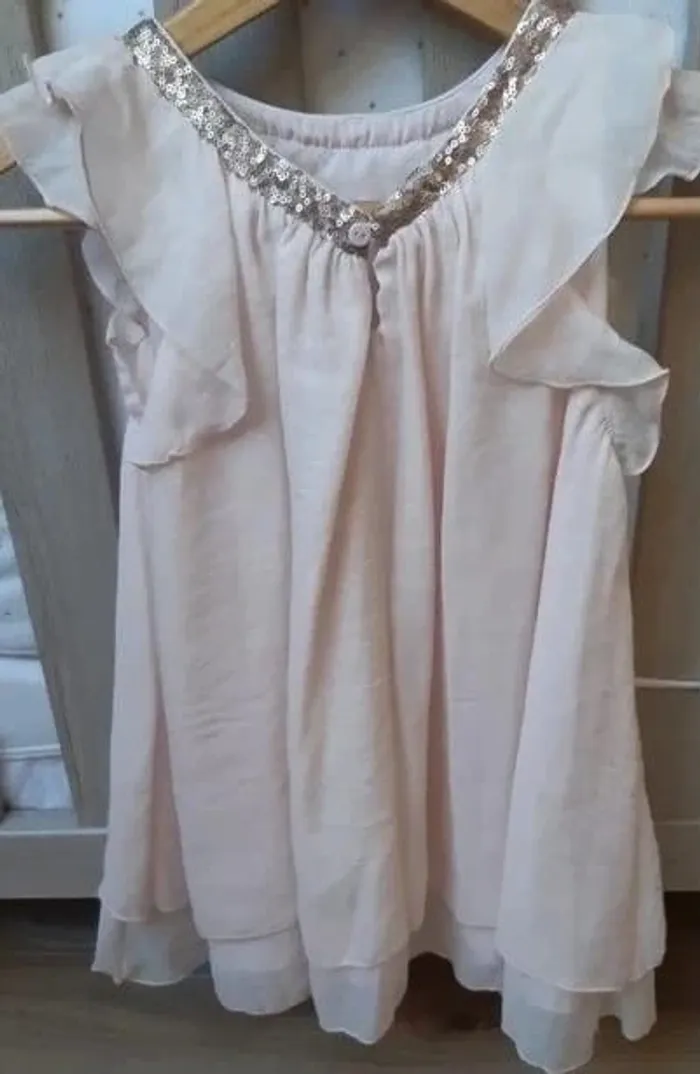 Robe pour occasions et son gilet assorti tape à l'oeil 6 ans état neuf - photo numéro 5