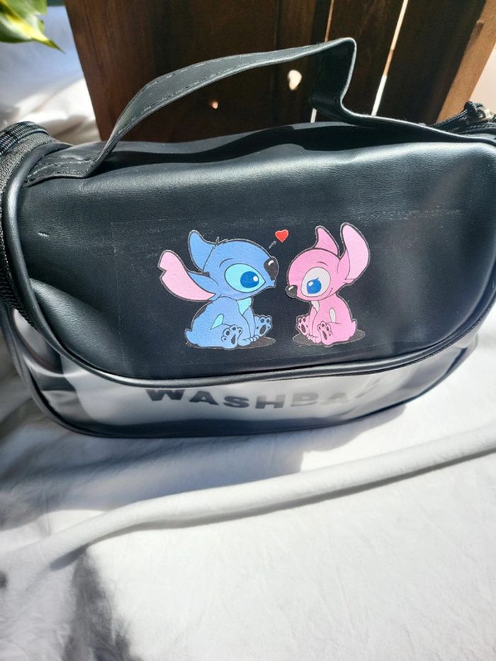 Sac de rangement vanity toilette maquillage enfant stitch - photo numéro 2