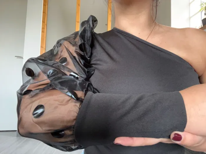 Haut une manche sexy pois - photo numéro 3