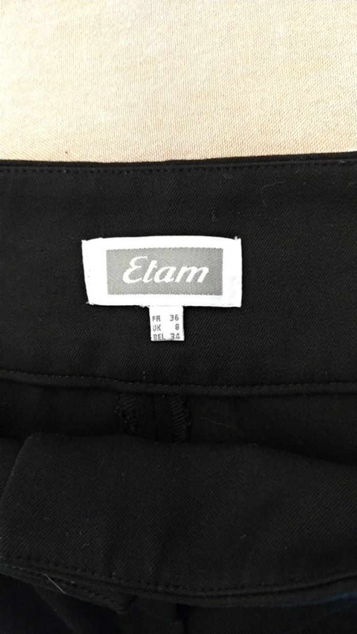 Pantalon noir taille haute 7/8 - photo numéro 2