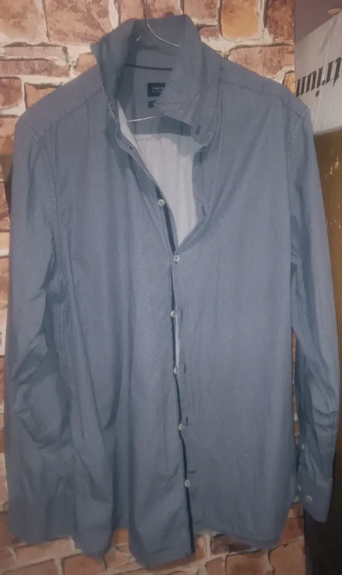 Chemise bleue Cambridge