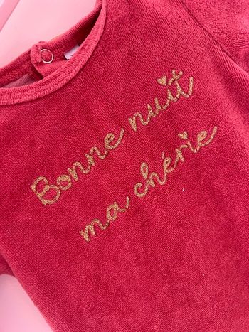 Pyjama velours 3mois