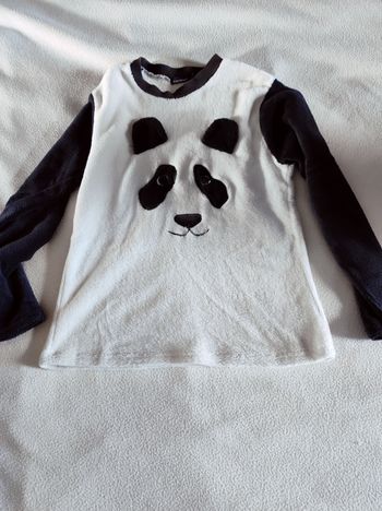 Haut de pyjama polaire