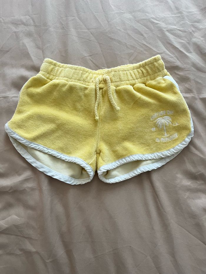 Short éponge 6 ans jaune Zara
