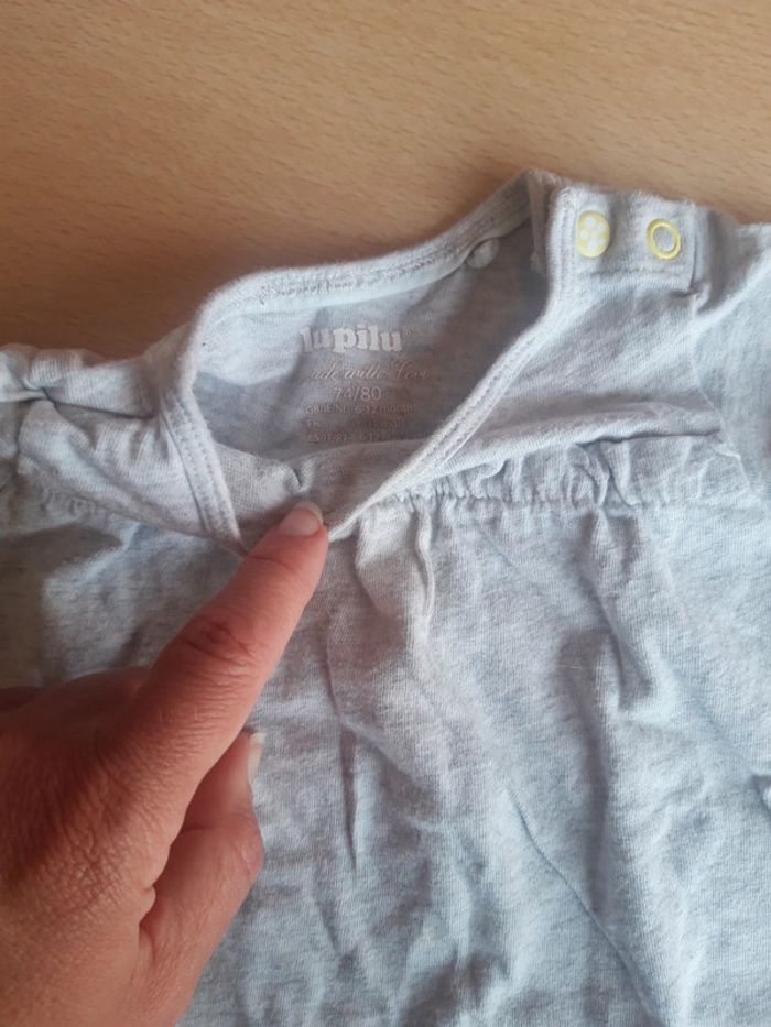 Tee-shirt manches courtes 74/80 cm - photo numéro 2