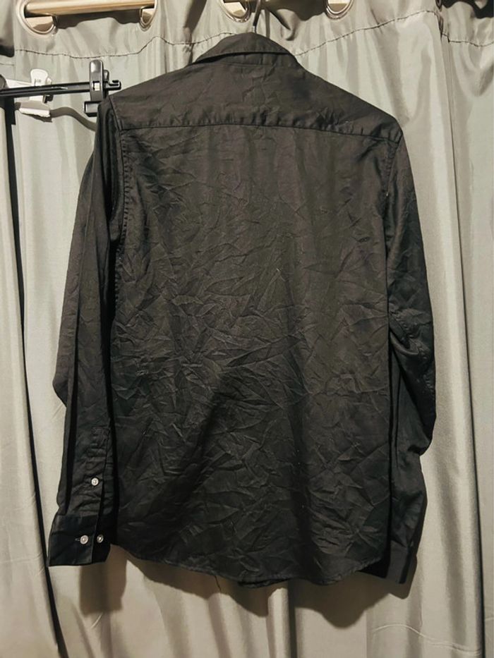 Jolie chemise noire regular 60% coton • Calvin Klein • taille 18/XS - photo numéro 5