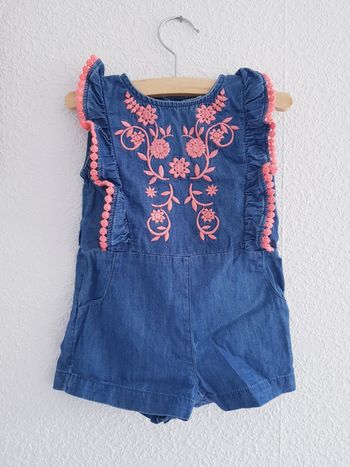 Primark - Combishort en jean (9 mois)