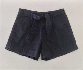 Short en twill bleu marine