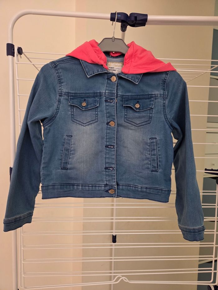 Veste en jean ecriture jean