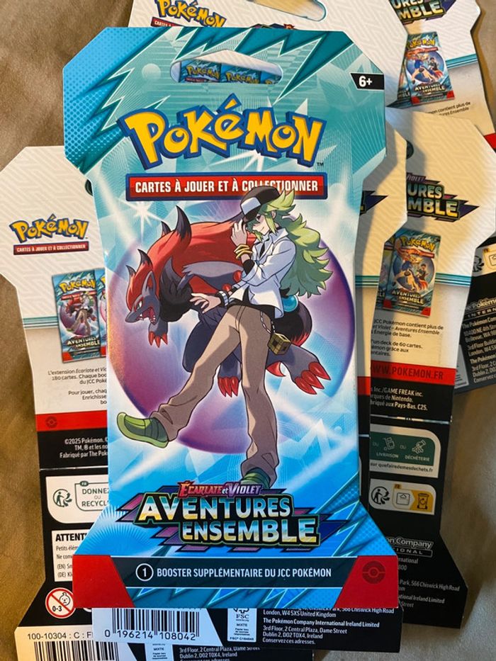 Lot de 6 blisters pokémon EV09 aventures ensemble - photo numéro 12