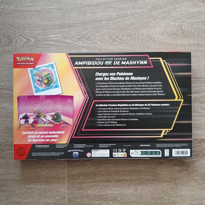 Coffret Pokémon Collection Premium Ampibidou EX de Mashynn NEUF - photo numéro 2