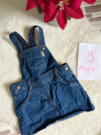 Salopette jupe ~ Kiabi ~ 9 mois