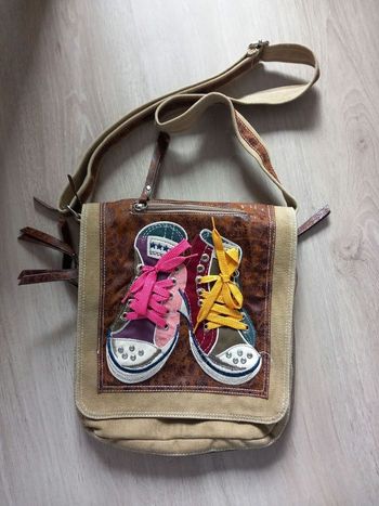 Sac à main en tissu bandoulière neuf