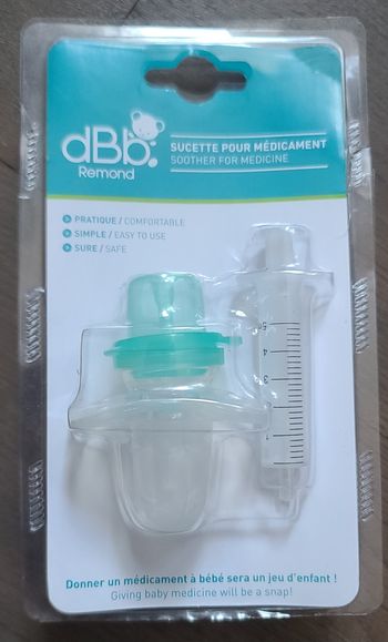 Sucette pour médicaments 