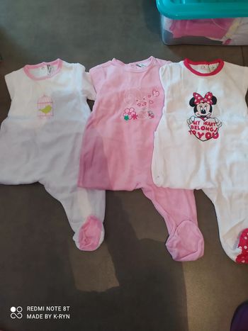 Lot pyjamas 6 mois