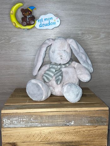CKT25 doudou lapin 🐰 coté table