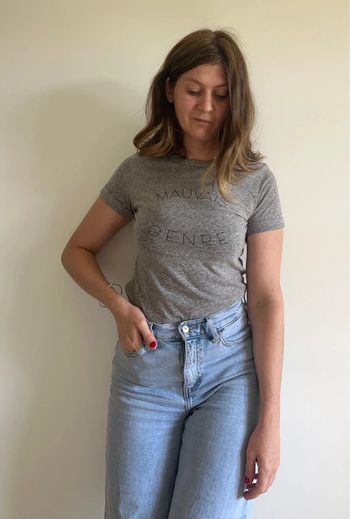 Tee shirt gris « Mauvais Genre »