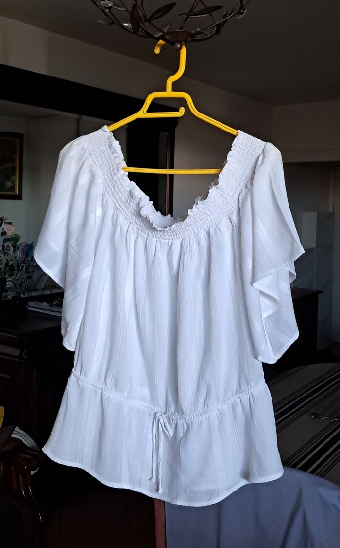 Blouse blanche Abercrombie