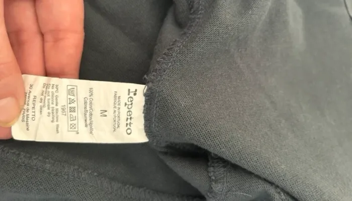 Repetto veste zippé, veste Sweat,  pull zippé bleu gris taille M/38 - photo numéro 7