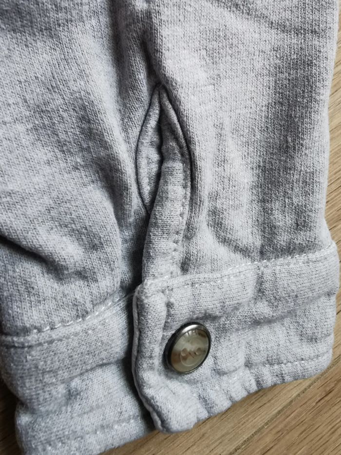 Chemise sweat gris Obaïbi 12 mois - photo numéro 6