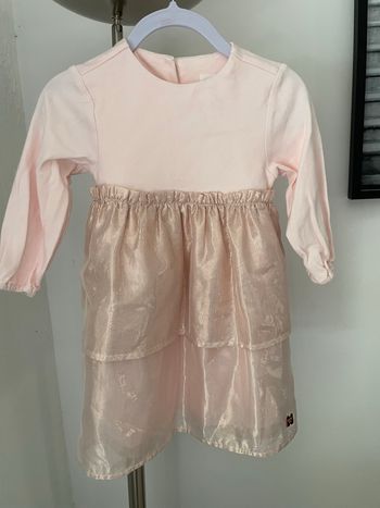 Robe bébé fille rose poudré – Carrément Beau – Taille 2 ans (86)