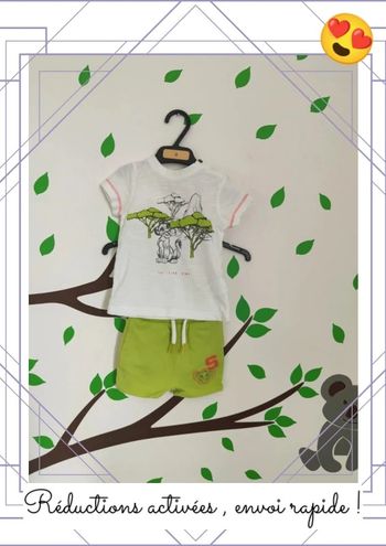 Ensemble roi lion 3 mois