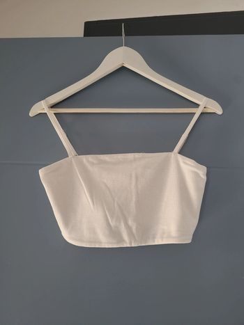 Crop top blanc