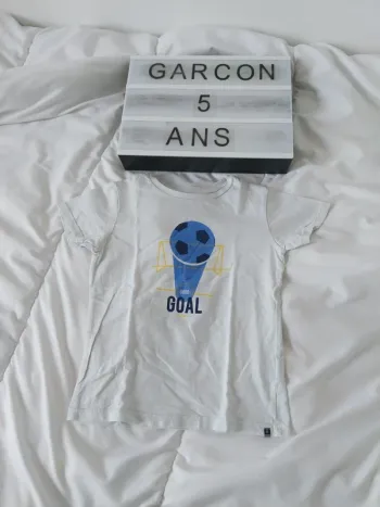 Tee-shirt manche courte garçon 5 ans Okaïdi