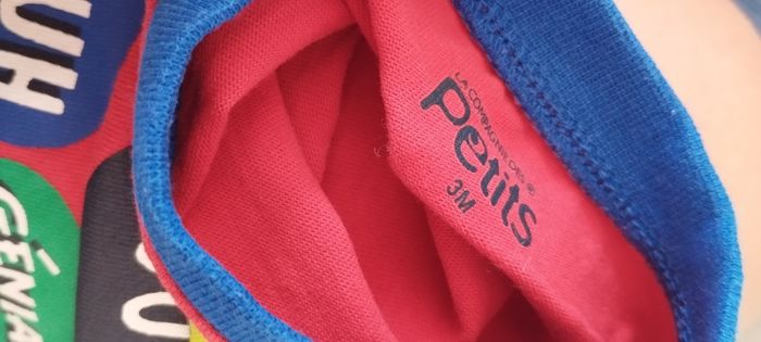 T-shirt ML garçon 3 mois la compagnie des petits - photo numéro 3