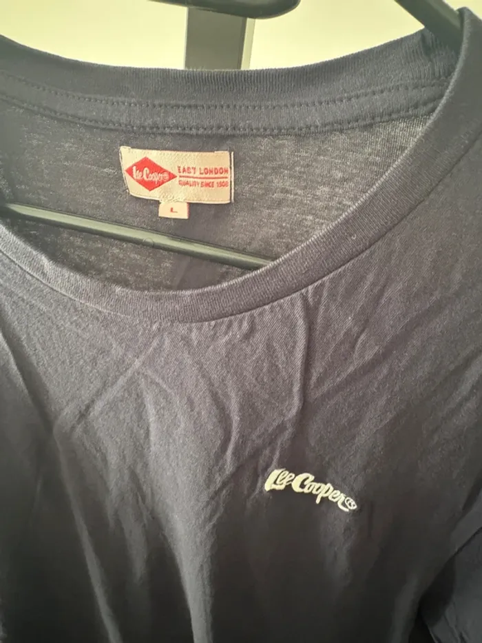 Tee-shirt Lee Cooper Bleu marine  Taille L - photo numéro 2