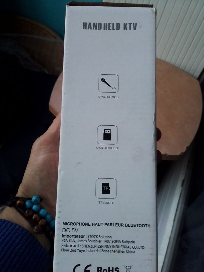 Microphone haut-parleurs Bluetooth - photo numéro 4