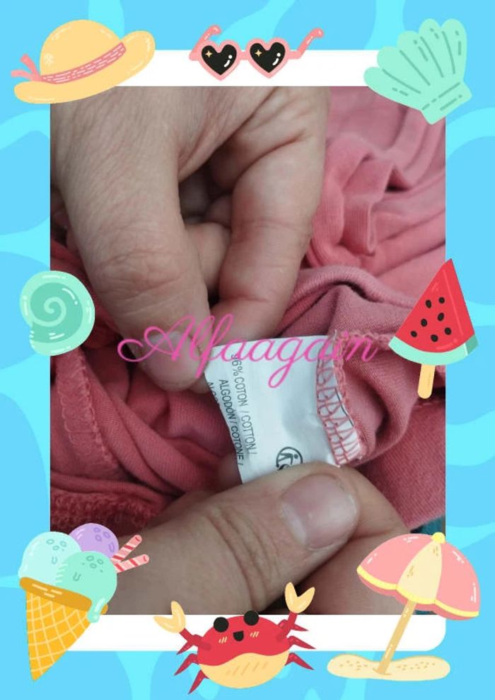 Lot leggings vert et rose Kiabi 8ans - photo numéro 9