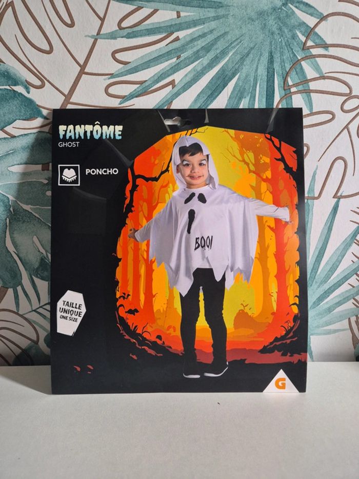 Poncho fantome enfant