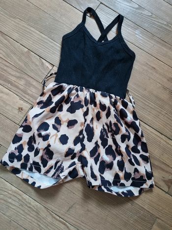 Combi short léopard