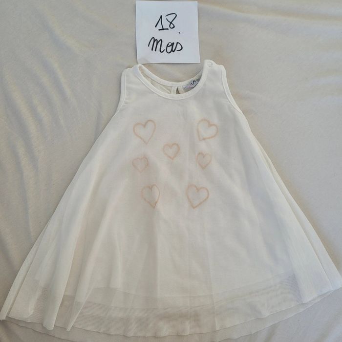 Robe avec doublure en voile 18 mois