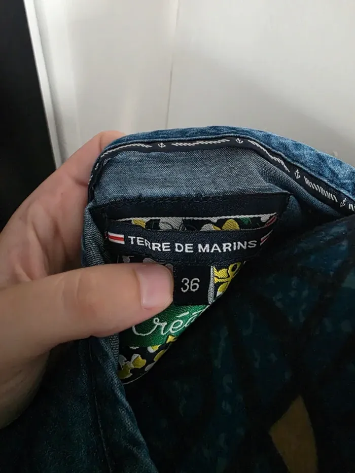 Blouse jeans terre de marin - photo numéro 3