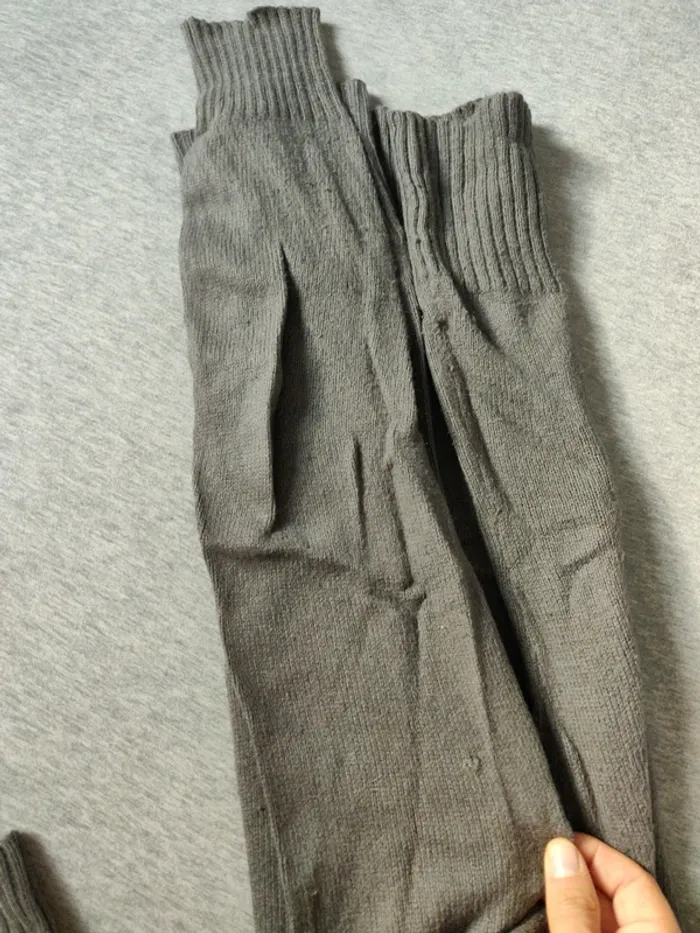 Pull col roulé gris - photo numéro 7