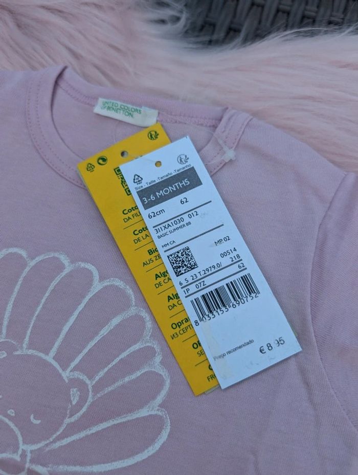 T-shirt fille neuf. United colors of benetton - photo numéro 4