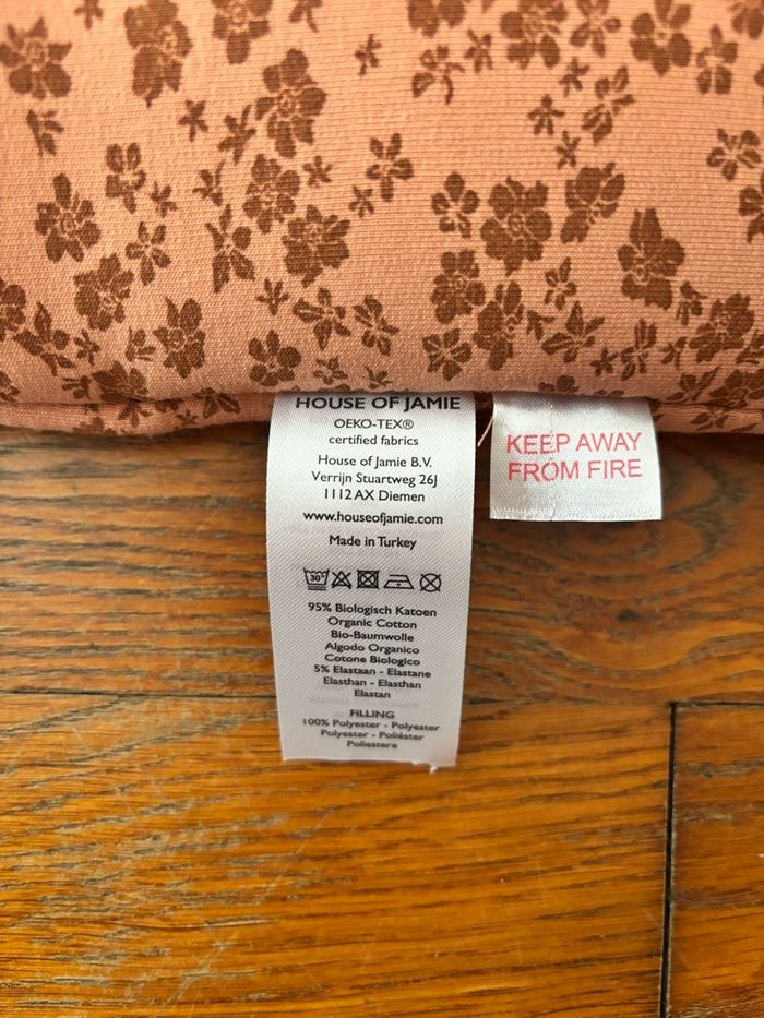 Tour de lit en coton fleurie - photo numéro 5