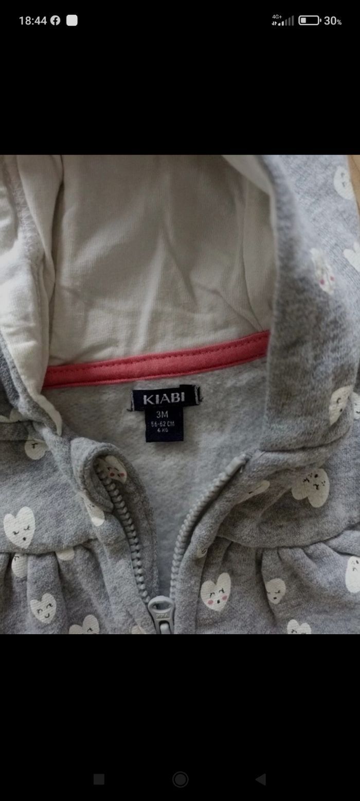 Gilet fille 3 mois - photo numéro 2