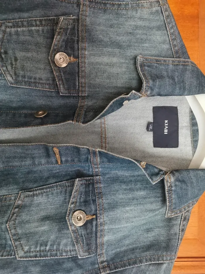 Veste en jean Kiabi XS - photo numéro 2