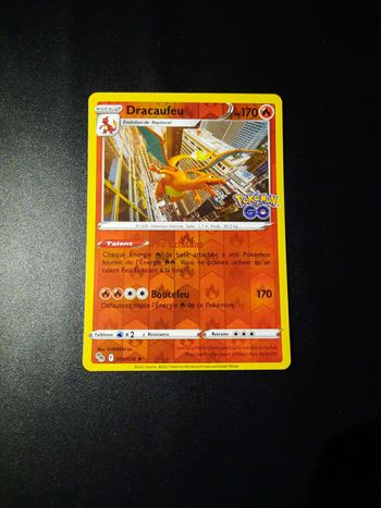 Carte Pokemon Dracaufeu Reverse 010/078 EB10.5 Pokemon Go Epée et bouclier fr