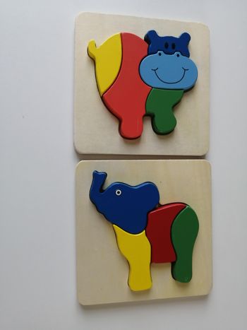 puzzle animaux en bois