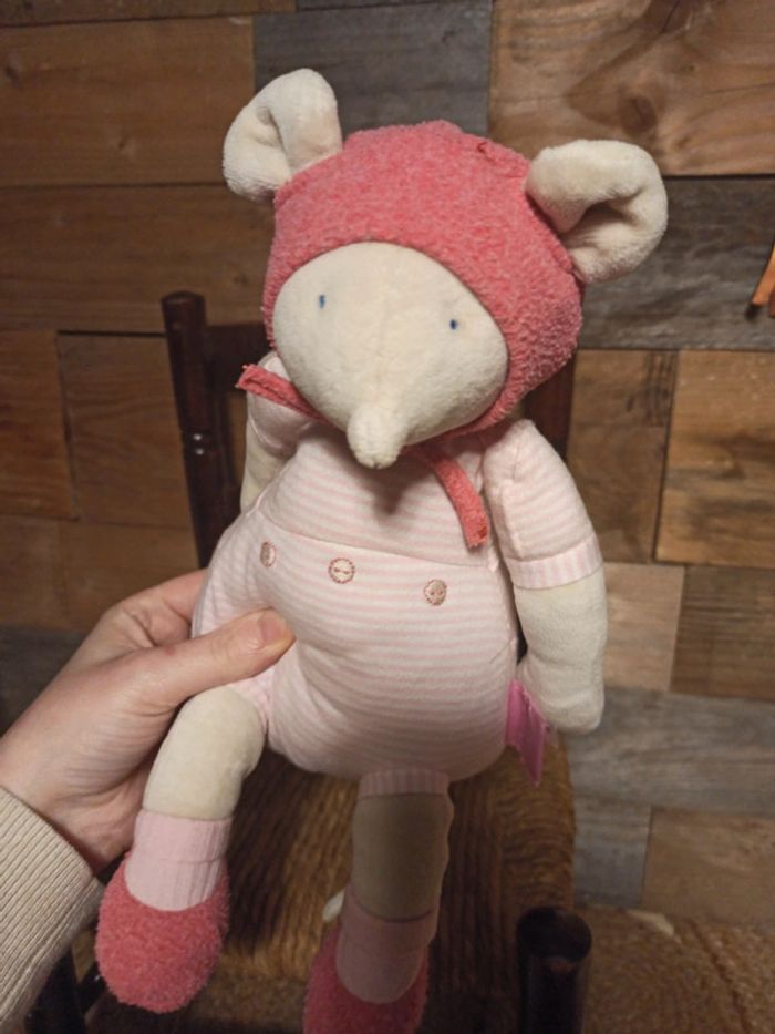 peluche souris Lila patachon moulin roty tbe - photo numéro 4