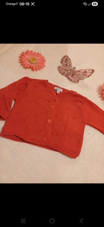Gilet bébé taille 1 mois