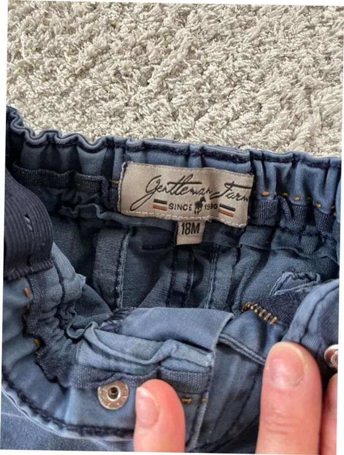 Pantalon bleu Gentleman Farmer taille 18 mois - photo numéro 7