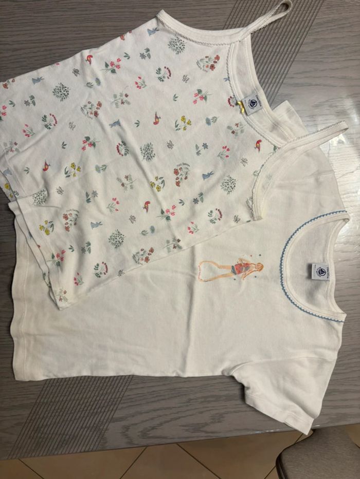 2 maillots de corps fille petit bateau 12 ans - photo numéro 4
