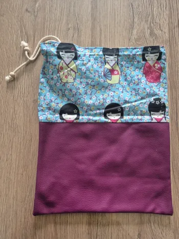 Sac sublime Kokeshi Japon