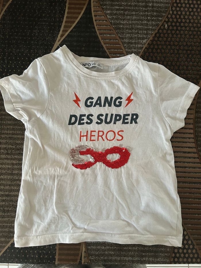 T-shirt manches courtes 5 ans