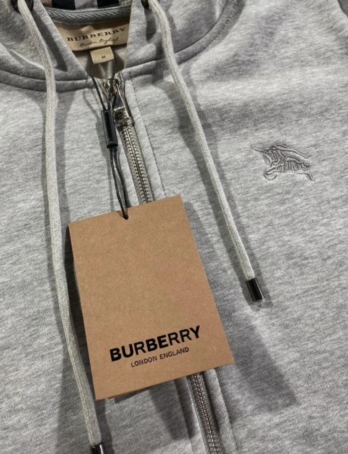 Zip burberry gris - photo numéro 5